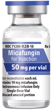 Micafungin for Injection, 50 mg per vial